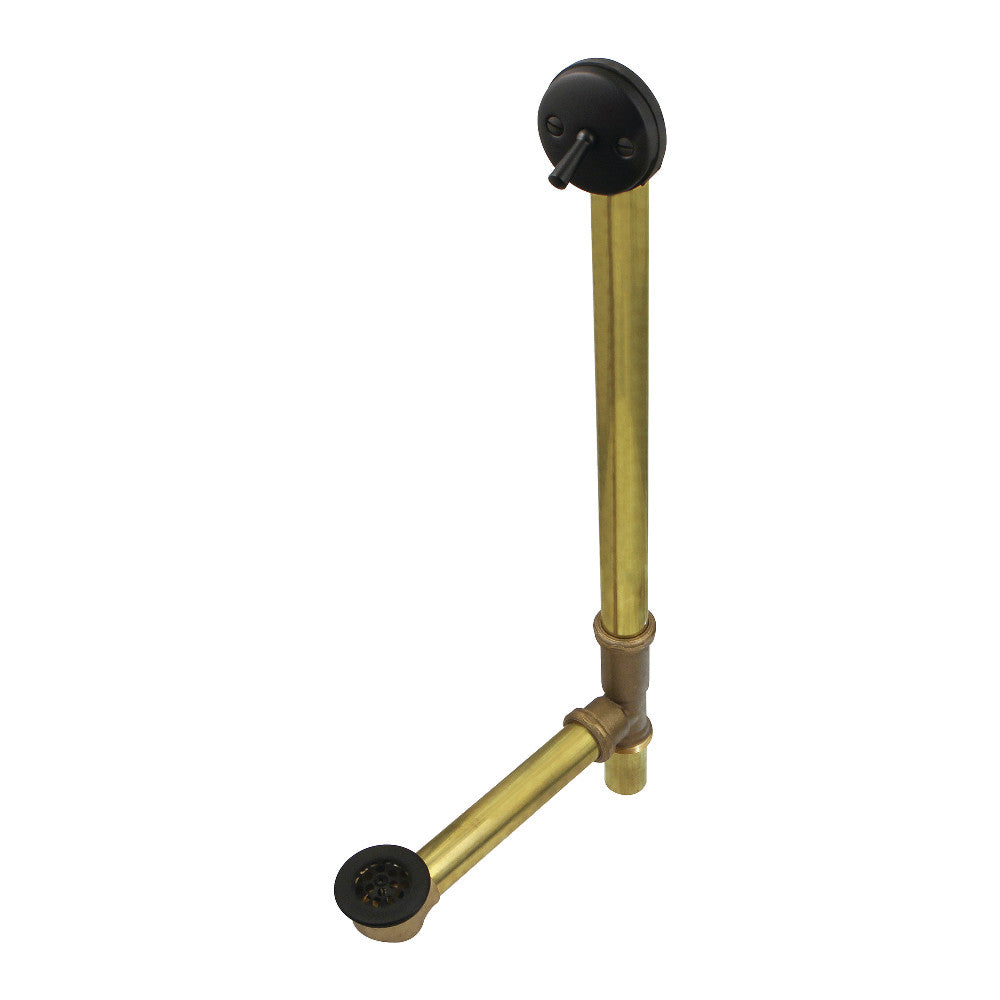 Kingston Brass 20-Inch Trip Lever Waste and Overflow with Grid