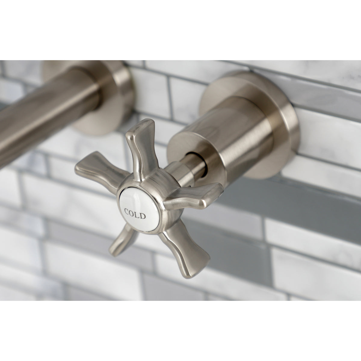Kingston Brass Bel-Air Wall-Mount Bathroom Faucet - Luxury Bath
