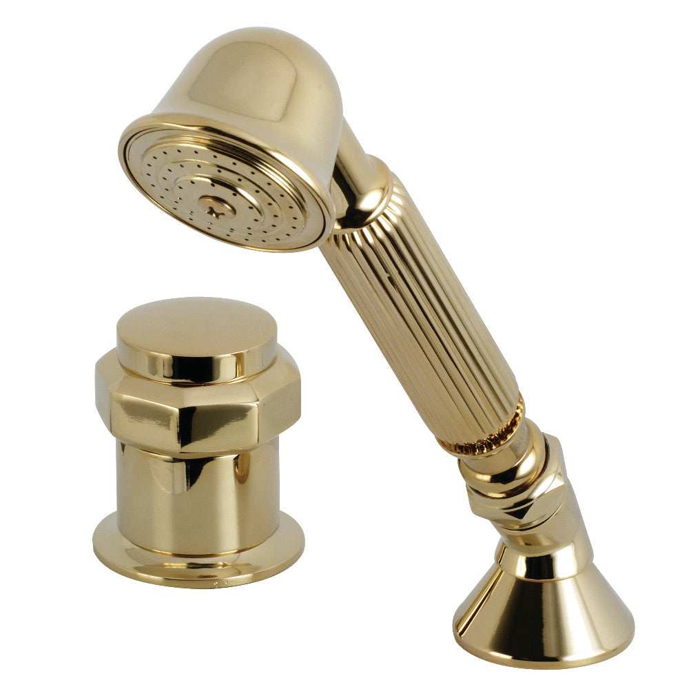 Kingston Brass Deck Mount Hand Shower with Diverter for Roman Tub Fauc ...