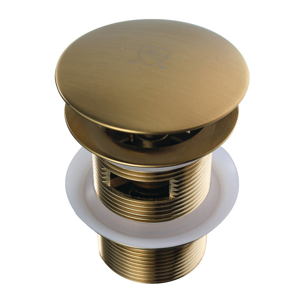 Kingston Brass Trimscape Toe Touch Tub Drain With Overflow K And B Distributors Inc