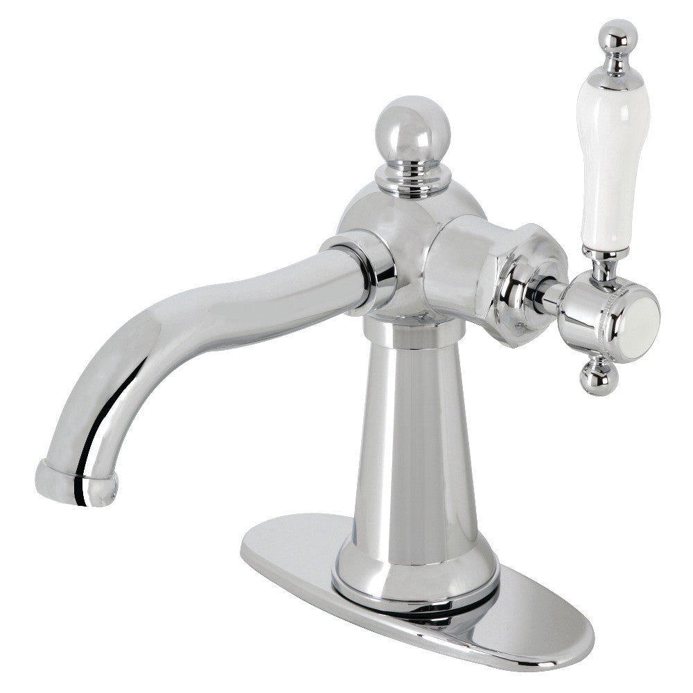 Kingston Brass KS154KLPB Nautical Bathroom Faucet, Polished Brass 4.5 x  6.31 x 8.81 