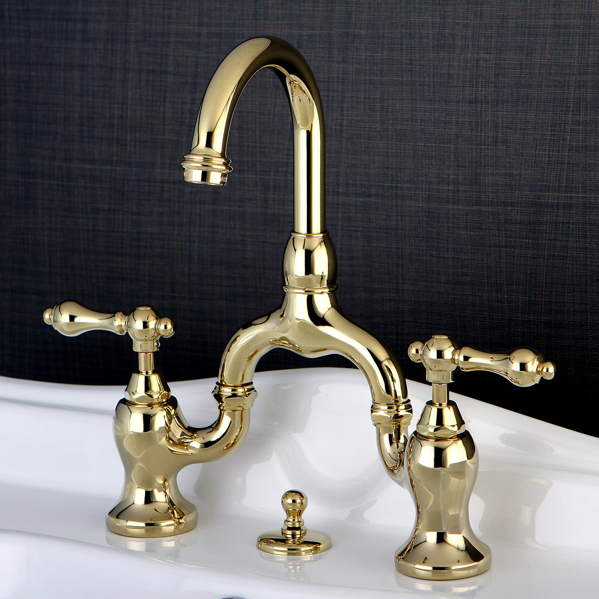 Kingston Brass KS7995AL English Country Lavatory Faucet with Pop